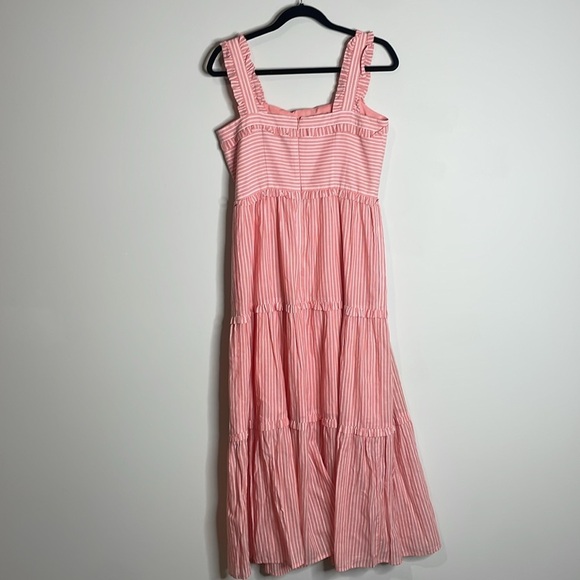 Gal Meets Glam | Courtney Rio Stripe Lawn Maxi Dress Size 6 - Picture 5 of 7